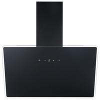 Dunstabzugshaube Respekta Lora Schwarz B:79,5cm - Schwarz, Basics, Glas/Metall (79,5/78-113/38,6cm) - Respekta