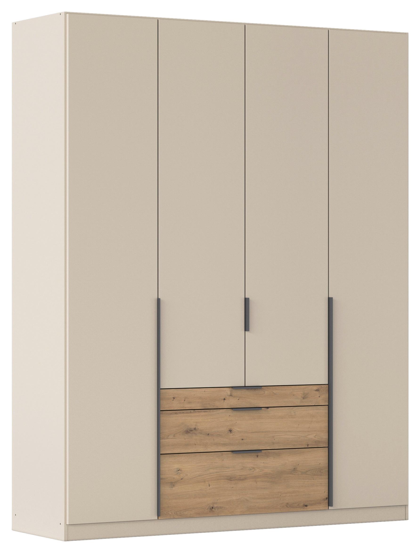 Drehtürenschrank Alabama-Super Champagner Dekor, B: 181 cm