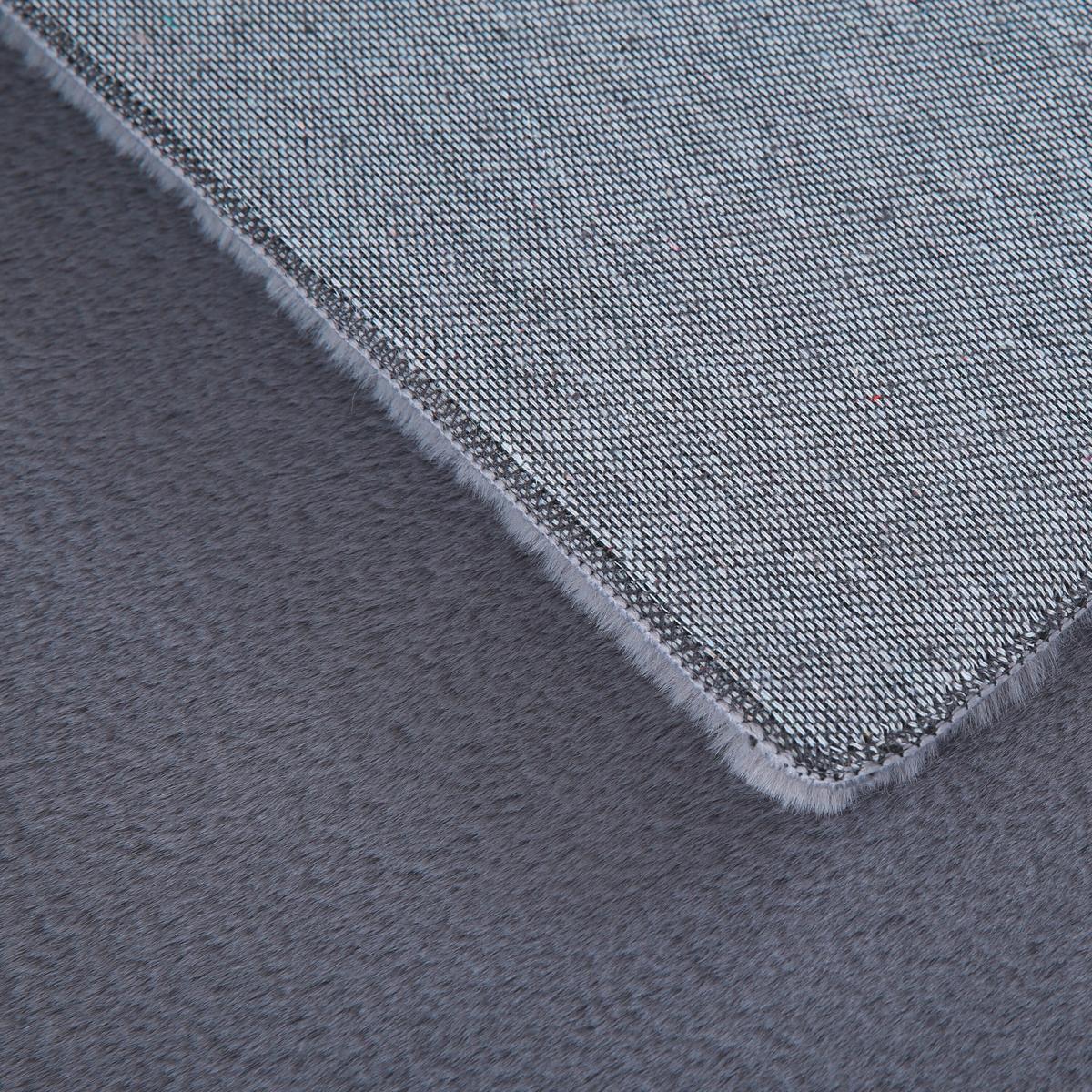 Hochflorteppich, Grau, F: 20mm Pouffy - Grau, Basics, Textil (200/200cm)