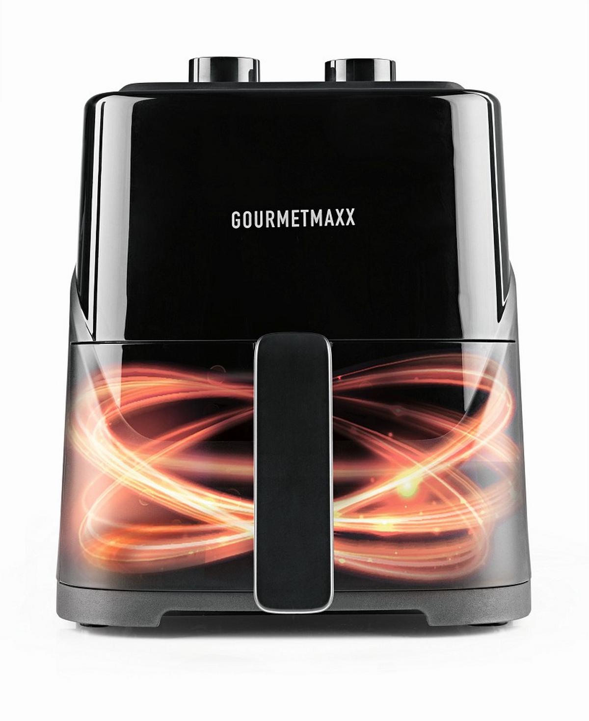 Heißluftfritteuse, 3,2l 19170 Gourmetmaxx - Schwarz, Basics, Kunststoff (34,1/25,4/30cm) - GOURMETMAXX