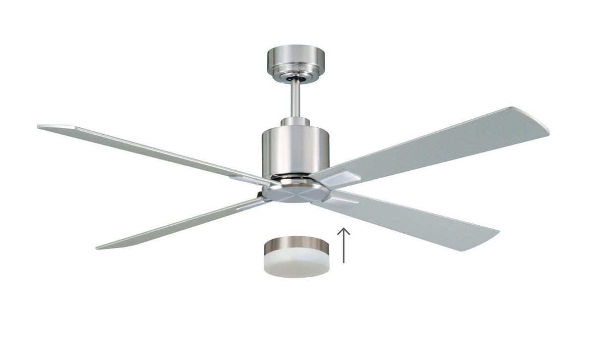 LED-Ergänzungs-Set für diverse Ventilatoren Chromfarben - Chromfarben, Basics, Metall (15/7cm) - P & B