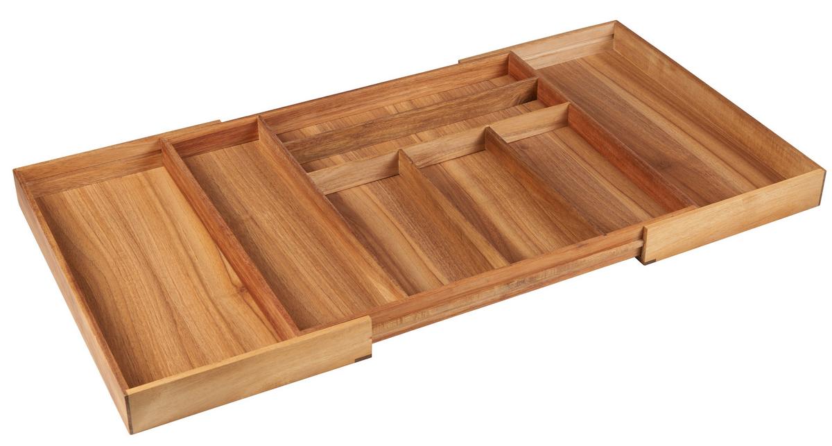 Príborník do zásuvky Flex - L - prírodná farba, Modern, drevo (47,3/55,5-92,5/5,5cm) - Zandiara