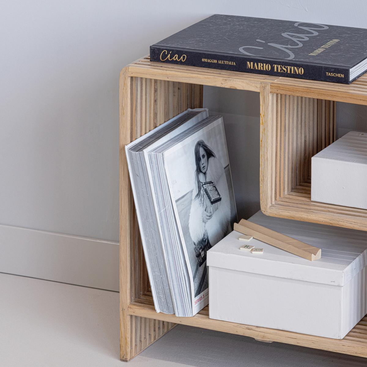 Beistelltisch Jasmijn Naturfarben B: 55 cm - Naturfarben, Design, Holz (55/30/55cm) - Livetastic