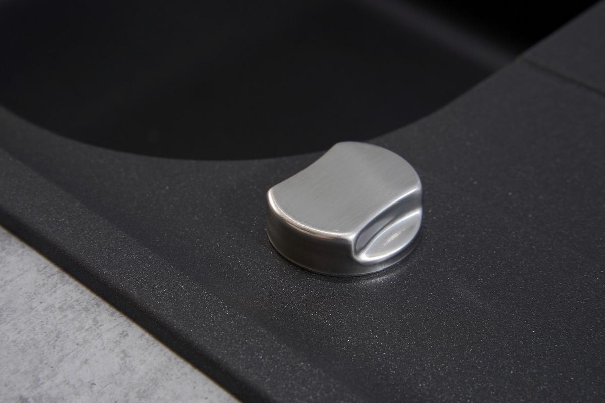 Spüle Respekta Stein Bxt: 100x50 Cm - Schwarz, Trend, Stein (100/22,5/50cm) - Respekta