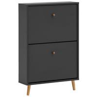 Schuhkipper Bjarne, Anthrazit B: 59,8 Cm - Anthrazit, Design, Holzwerkstoff (59,8/92,2/19,55cm) - MID.YOU