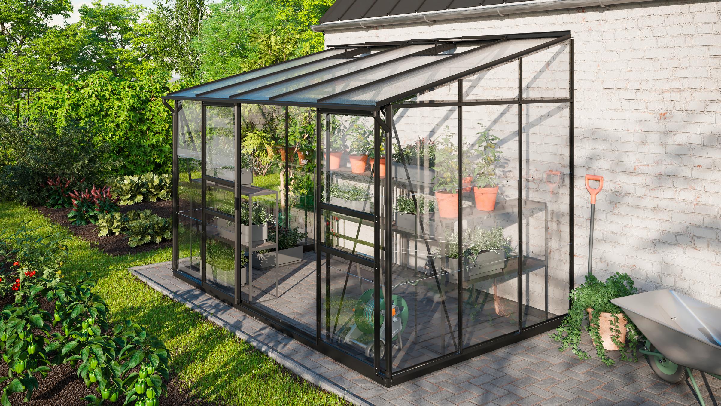 Anlehngewächshaus IDA