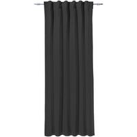 Verdunklungsvorhang mit Universalband Nino 135x245 cm - Schwarz, ROMANTIK / LANDHAUS, Textil (135/245cm) - James Wood