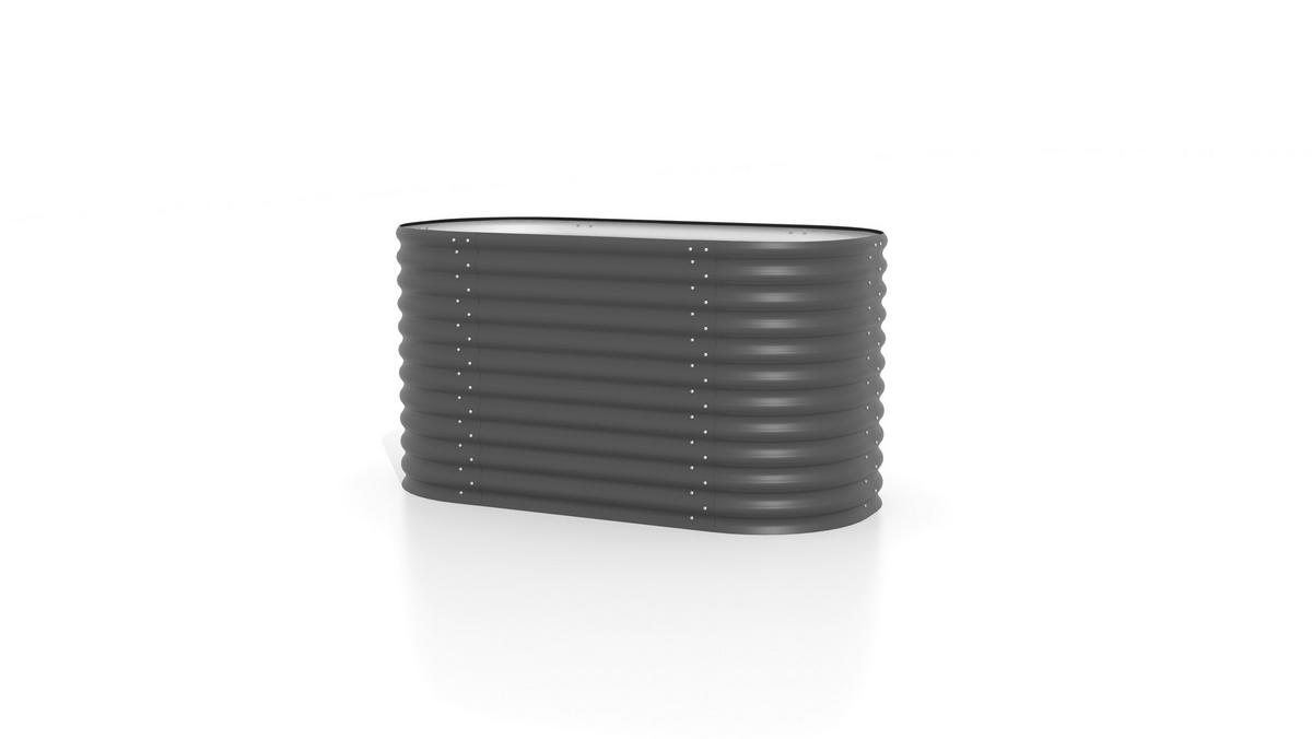 Hochbeet Vita 82,1x85,8x162,1 Cm - Anthrazit, Basics, Metall (82,1/85,8/162,1cm)