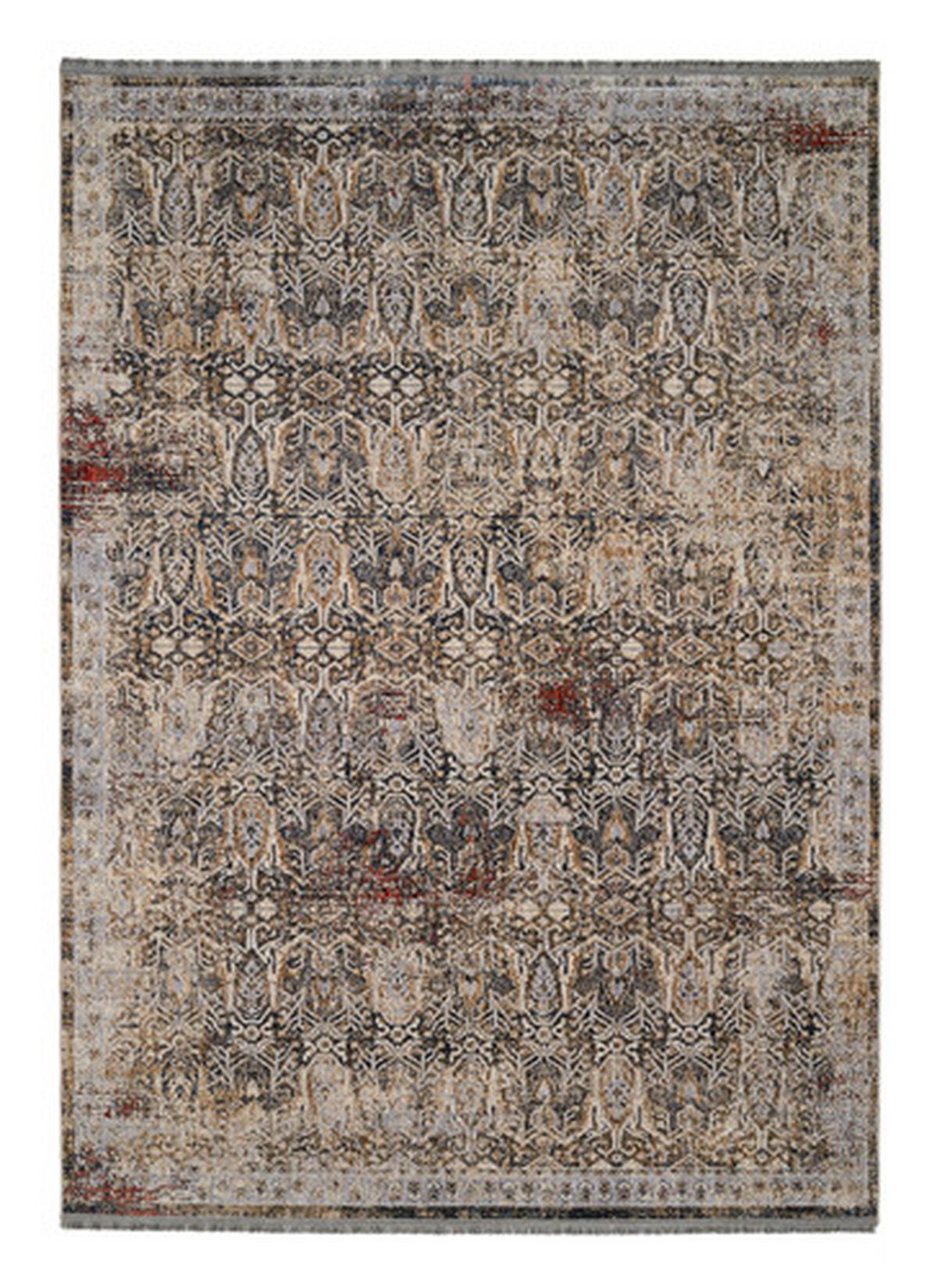 Vintage-teppich Merkur - Blau/Beige, Design, Textil (133/190cm) - Novel