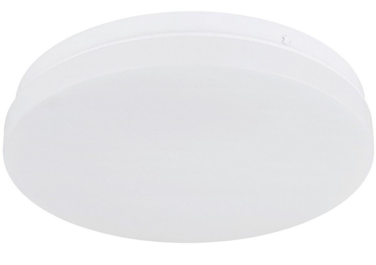 Led-deckenleuchte, 4000k Beni*ph* - Opal/Weiß, Basics, Kunststoff/Metall (20/6,5cm) - Luca Bessoni