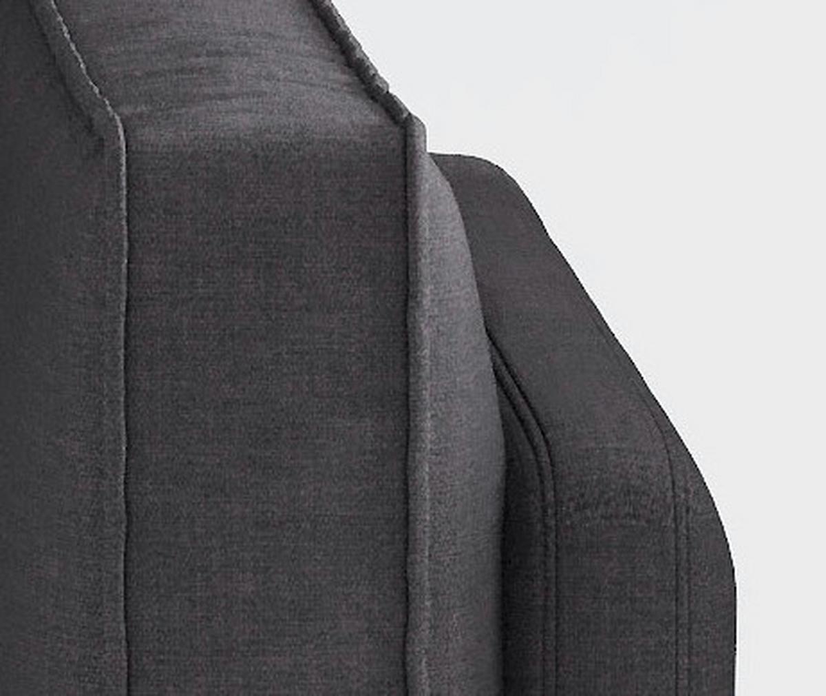 Sitzgarnitur Austin - Graubraun/Braun, Design, Textil - Livetastic