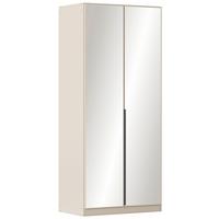Drehtürenschrank Alabama Champagner B: 91 cm - Champagner, MODERN, Holzwerkstoff (91/229/54cm) - Rauch Möbel
