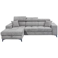 Ecksofa Sydney Taupe S: 172/268 cm - Taupe/Schwarz, KONVENTIONELL, Textil (172/268cm) - MID.YOU