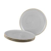 Pizzateller Vintage Nature Hellgrau L: 33,5 cm - Hellgrau, Basics, Keramik (33cm) - Creatable