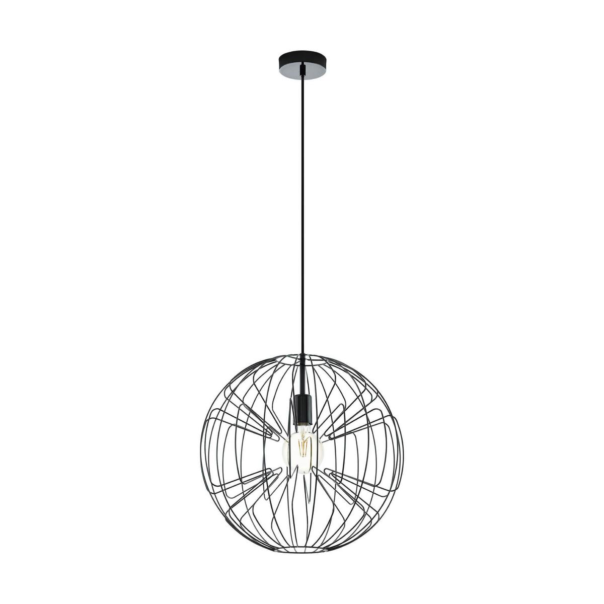 Hängeleuchte 98688* Okinzuri - Schwarz, Basics, Metall (45/110cm) - Eglo