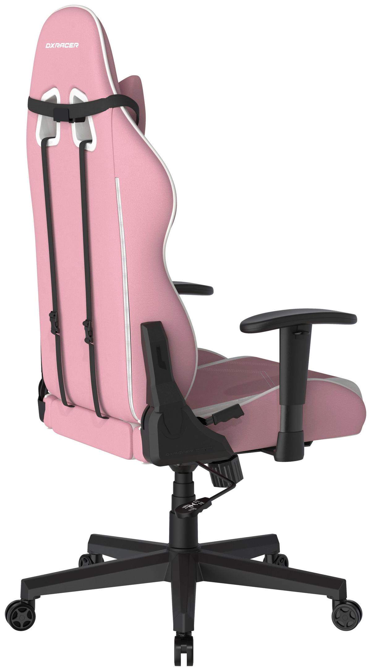 HERNÍ ŽIDLE PRINCE - bílá/pink, Moderní, textil/plast (67/126/67cm) - Dxracer