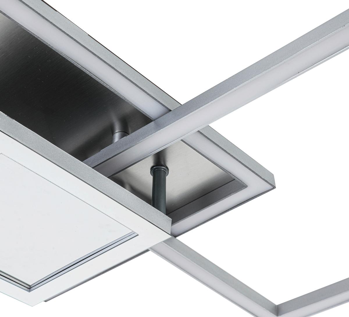 Led-deckenleuchte Tiziana - Chromfarben/Silberfarben, MODERN, Kunststoff/Metall (75cm) - Luca Bessoni
