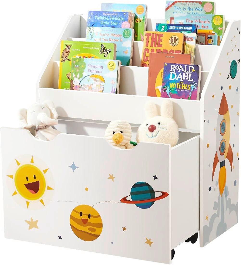 Kinderregal Weiß B: 62 cm - Weiß, Basics, Holzwerkstoff (62,5/70/29,5cm)