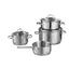 WMF Kochtopfset Provence Plus 7-Teilig - Silberfarben, Basics, Glas/Metall - WMF WMF Kochtopfset Provence Plus 7-Teilig - Silberfarben, Basics, Glas/Metall - WMF