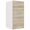 Küchenoberschränke Esilo B: 30 Cm Weiß/eiche Dekor - Weiß/Sonoma Eiche, KONVENTIONELL, Holzwerkstoff (30/60/31cm) - MID.YOU