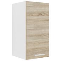 Küchenoberschränke Esilo B: 30 Cm Weiß/eiche Dekor - Weiß/Sonoma Eiche, KONVENTIONELL, Holzwerkstoff (30/60/31cm) - MID.YOU
