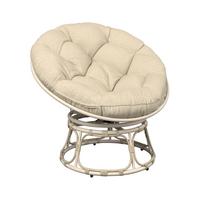 ZÁHRADNÉ RELAXAČNÉ KRESLO HERMI - béžová, Basics, kov/textil (99/82/99cm)