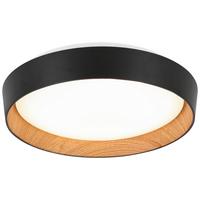 STROPNÍ LED SVÍTIDLO LIA - bílá, Konvenční, kov/dřevo (39/7cm) - Mömax