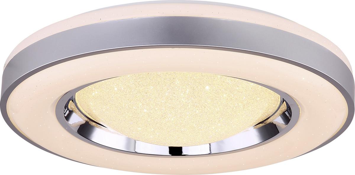 LED-Deckenleuchte Leonie Ø 50 cm mit Farbwechsler - Weiß, Basics, Kunststoff/Metall (50/11cm) - Luca Bessoni