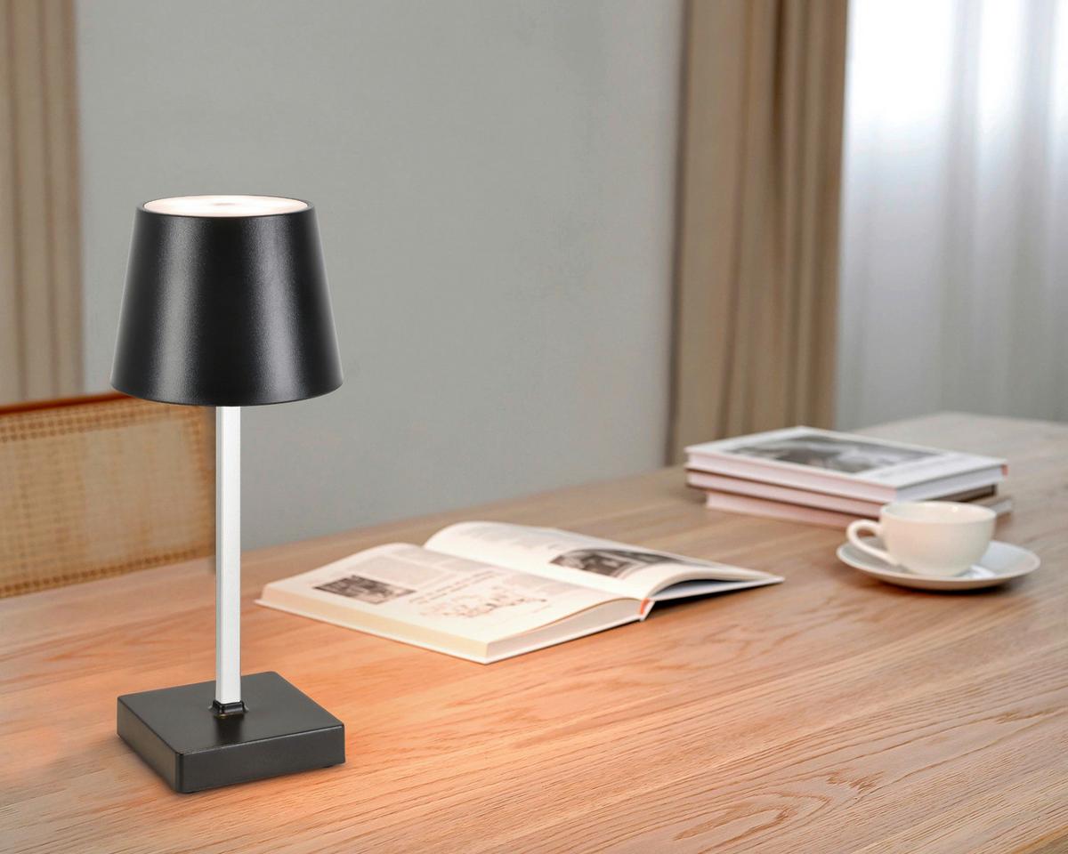 DEKORAČNÍ LED SVÍTIDLO GOPI - černá/barvy stříbra, Romantický / Rustikální, kov/plast (10,5/26cm) - Modern Living
