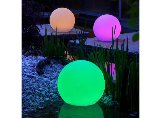 Záhradní Osvětlení Led-solar Ben Ø 30 Cm - bílá, Moderní, umělá hmota (30/30cm) - Modern Living Záhradní Osvětlení Led-solar Ben Ø 30 Cm - bílá, Moderní, umělá hmota (30/30cm) - Modern Living