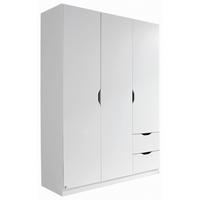 Drehtürenschrank Grifflos 136cm Freising, Alpinweiß - Weiß, MODERN, Holzwerkstoff (136/197/54cm) - Rauch Möbel