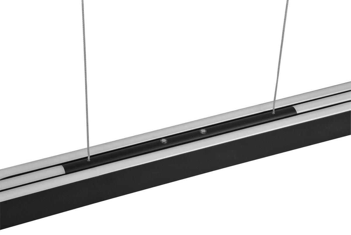 Led-hängeleuchte 343310332 Helios - Schwarz/Weiß, Design, Kunststoff/Metall (130/6/150cm) - Trio Leuchten