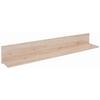 Wandboard Malta B: 128 cm San Remo Eiche Dekor - Eichefarben, MODERN, Holz (128/18/20cm)