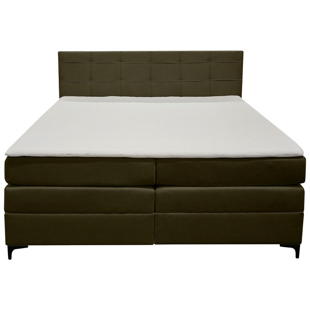 Boxspringbett Mitto Moosgrün 160x200 Cm