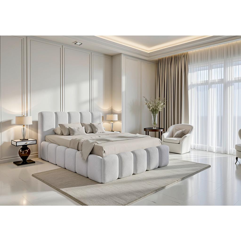 Polsterbett Artamide Grau Lf: 180x200 cm