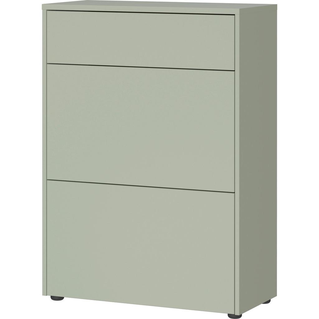 Schuhschrank GW-Binetto Grün/Eichefarben B: 70 cm