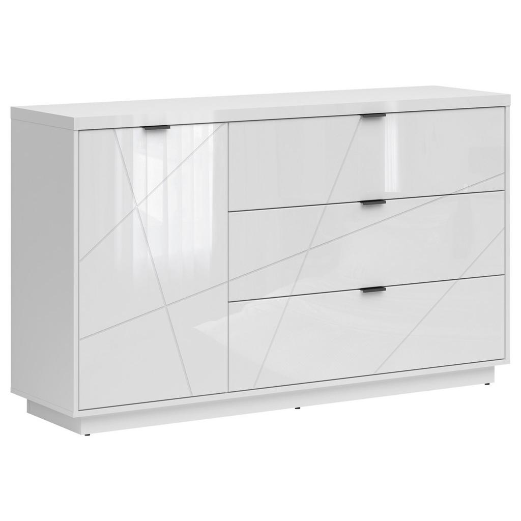 Sideboard 156 cm Forn Chest Of Drawers, Weiß Hochglanz