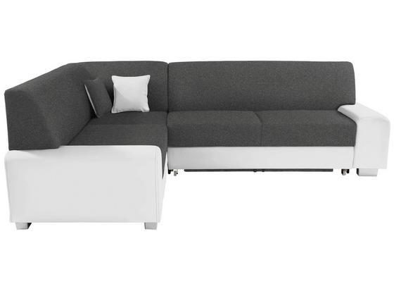 Sedacia Súprava Miami - biela/tmavosivá, Basics, drevo/textil (210/260cm) Sedacia Súprava Miami - biela/tmavosivá, Basics, drevo/textil (210/260cm)