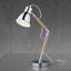 Stolová Lampa Florina - Moderný, kov/drevo (13/45cm) - Modern Living Stolová Lampa Florina - Moderný, kov/drevo (13/45cm) - Modern Living