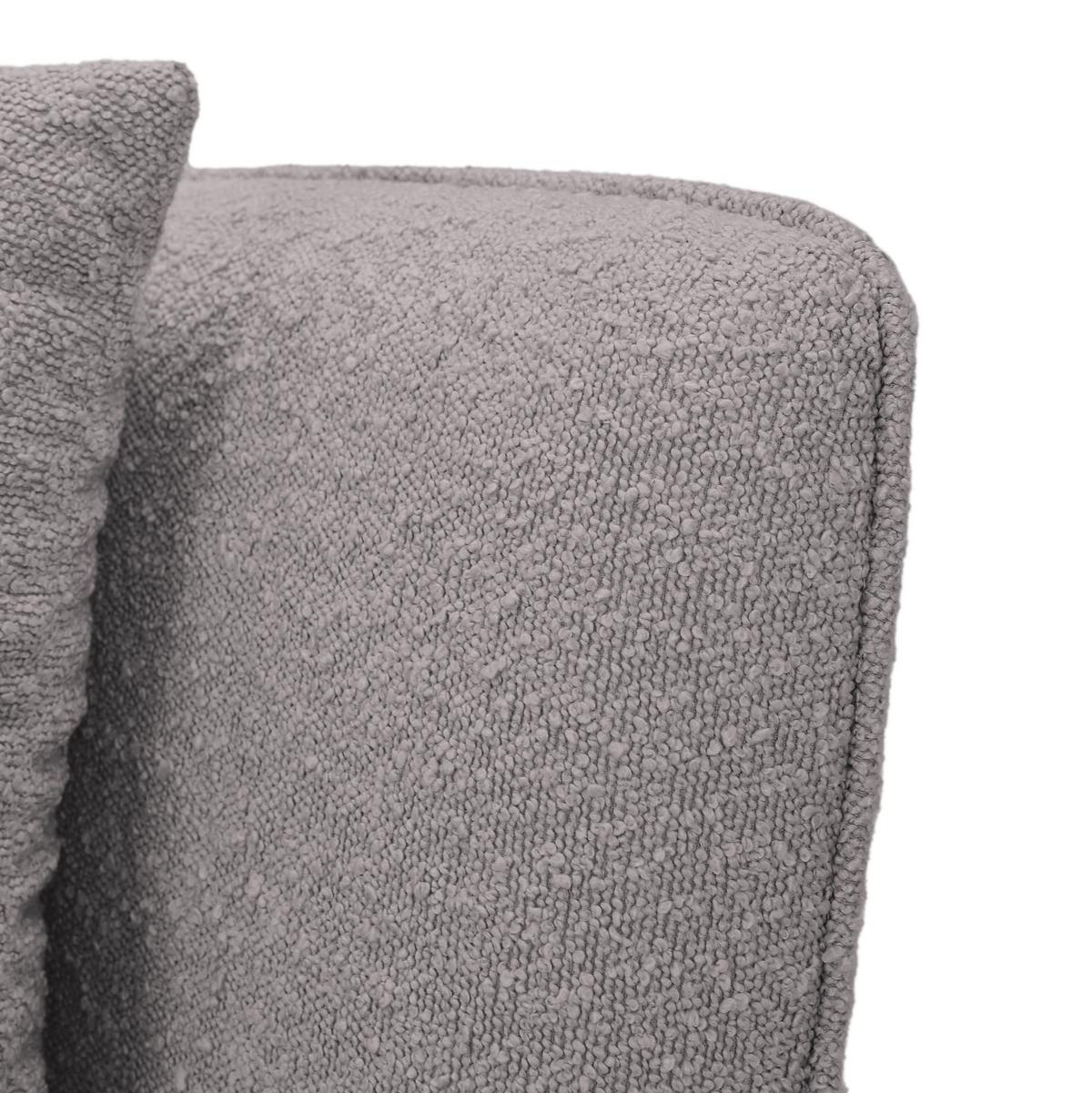 Polstersessel Miranda Boucle Grau - Naturfarben/Grau, KONVENTIONELL, Textil (106/88/83cm) - Max Winzer