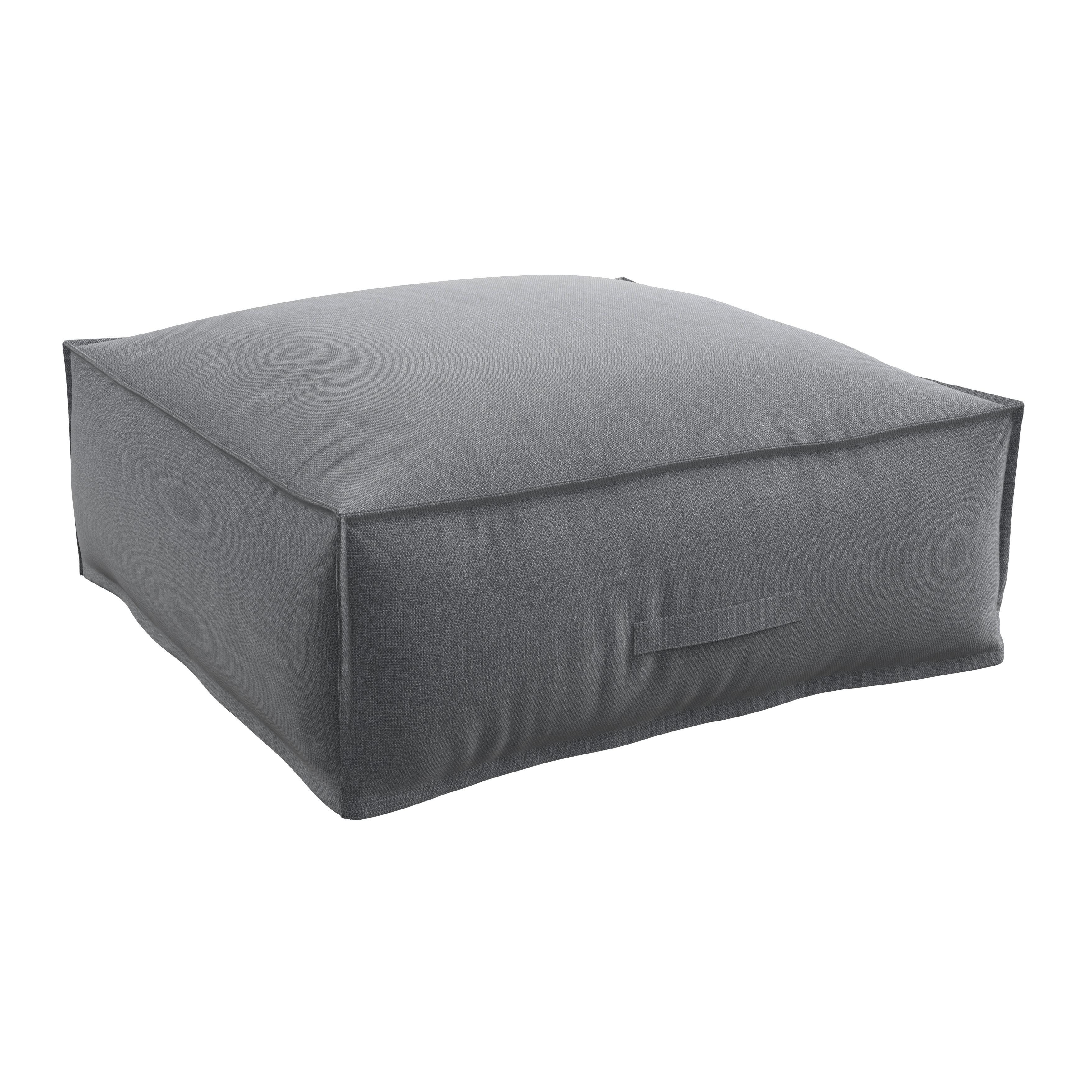 Loungegarnitur Xxl - Grau, MODERN, Textil (95/35/95cm) - Beldano