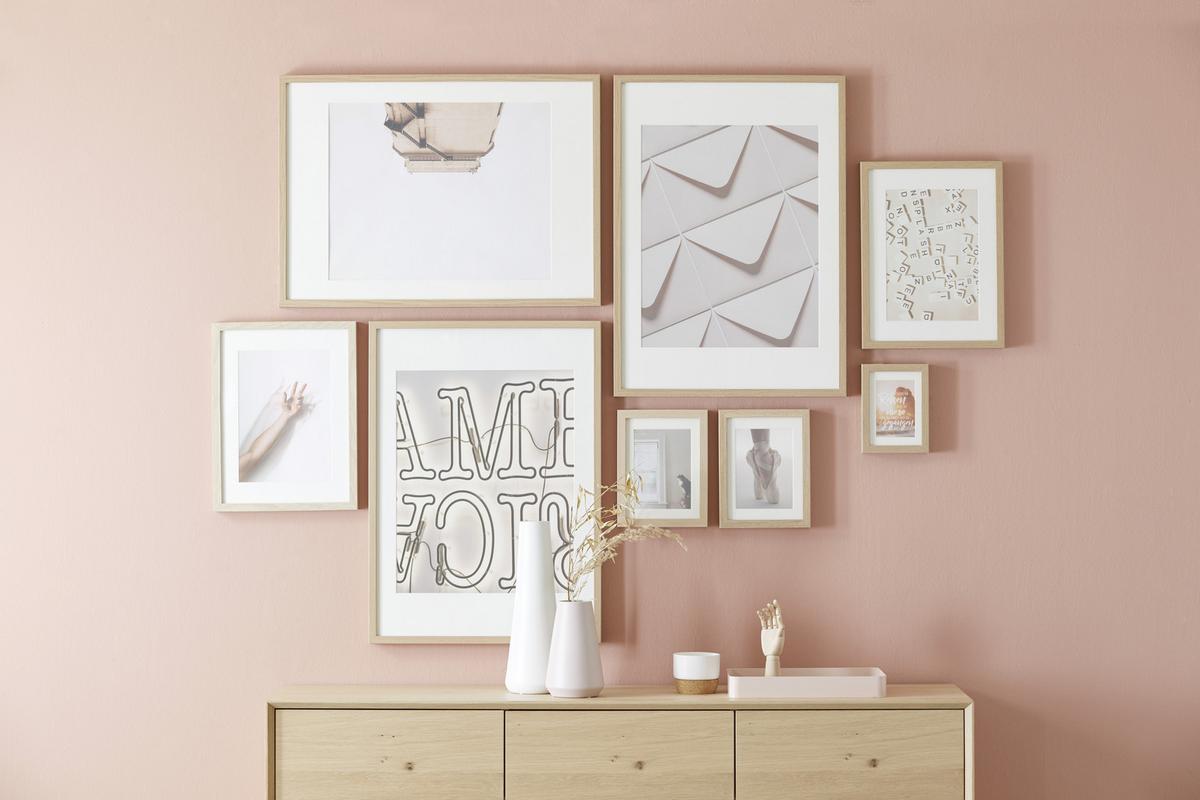 RÁM NA OBRAZY Gitta 50x70 cm - barvy dubu, Moderní, dřevo/kompozitní dřevo (50/70cm) - Modern Living