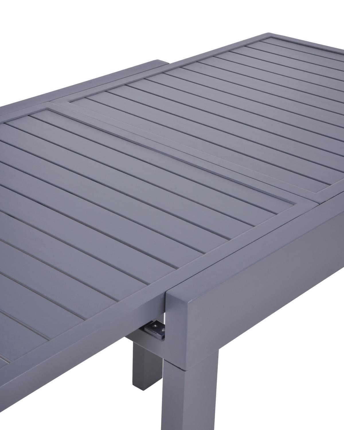 Gartentisch Elena - Anthrazit, Basics, Metall (65/65/75cm) - Gardenson