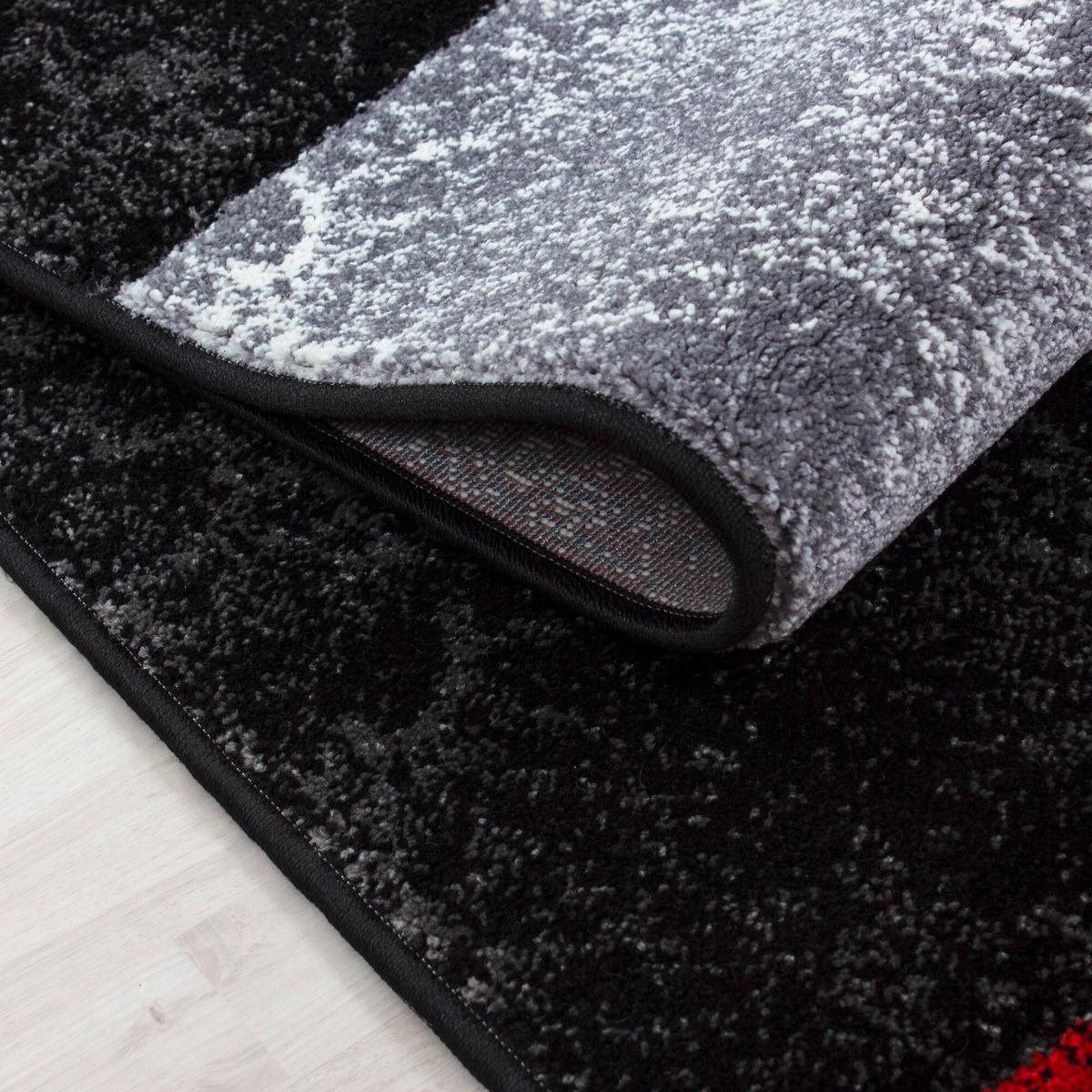 Flachwebteppich Hawaii - Rot, Design, Textil (240/340cm) - Novel