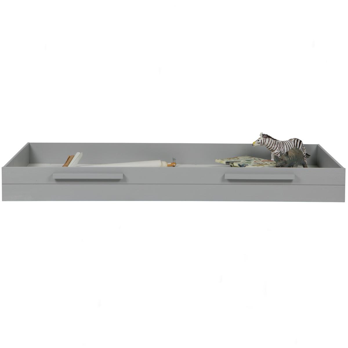 BETTKASTEN Dennis Grau B: 198cm - Grau, Design, Holz (198/21/91cm) - Livetastic