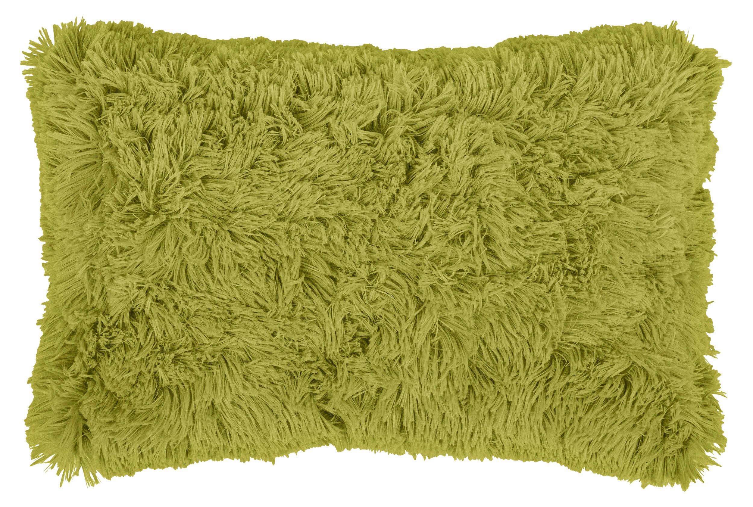 Zierkissen Carina 30x50 cm Polyester Hellgrün - Hellgrün, MODERN, Textil (30/50cm) - Luca Bessoni