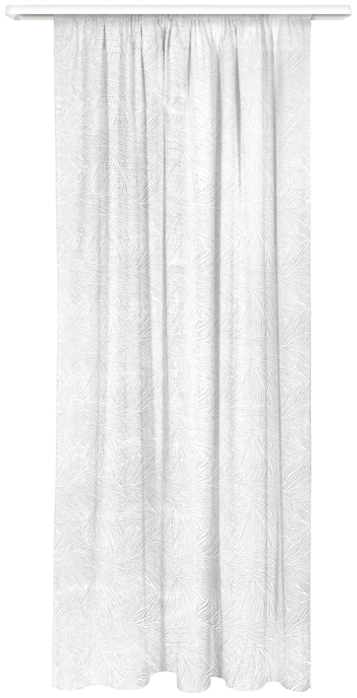 Fertigvorhang Alice - Transparent/Weiß, MODERN, Textil (135/245cm) - Luca Bessoni