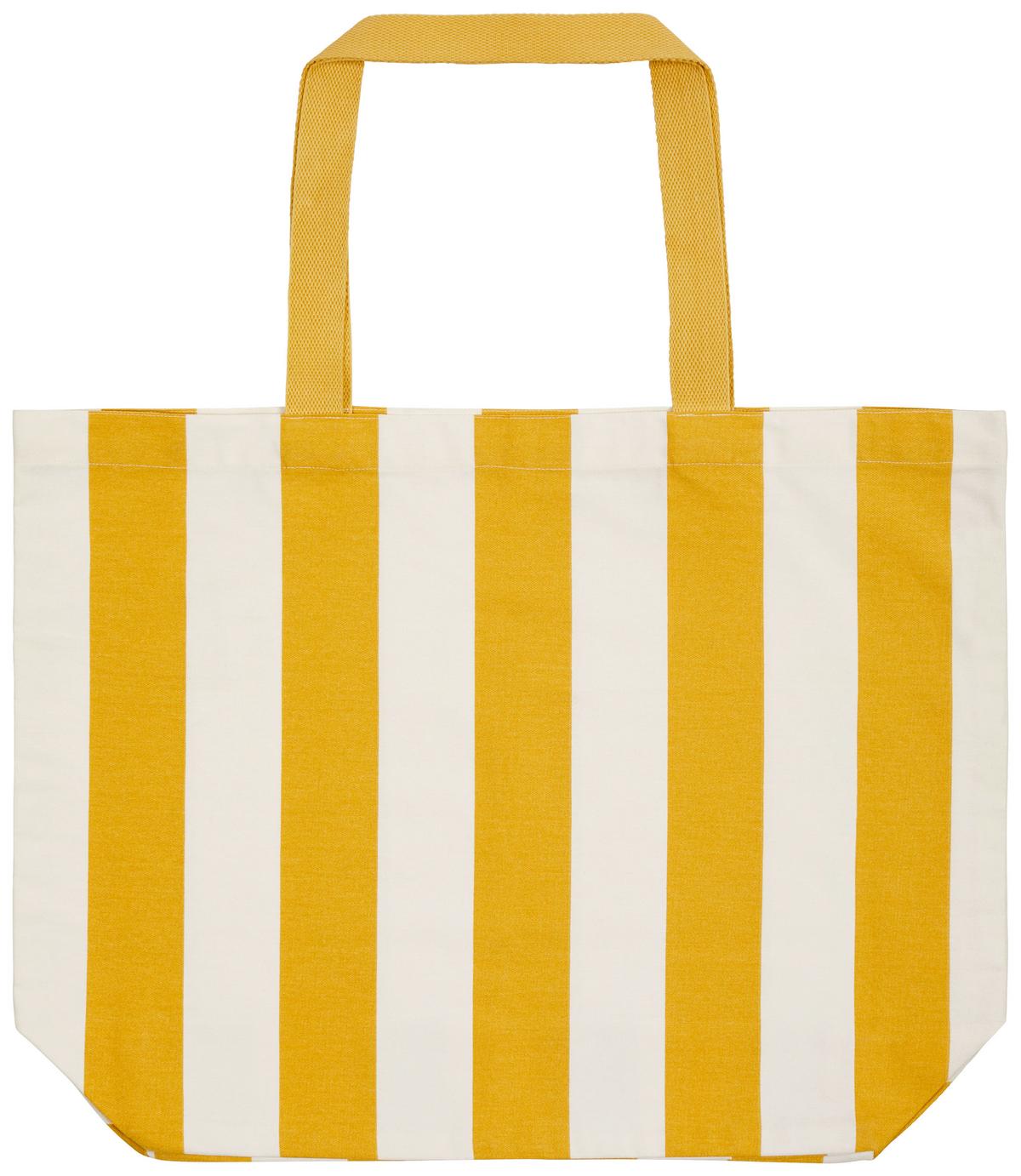 Shopper Summer - Ecru/Gelb, MODERN, Textil (55/40cm) - Luca Bessoni