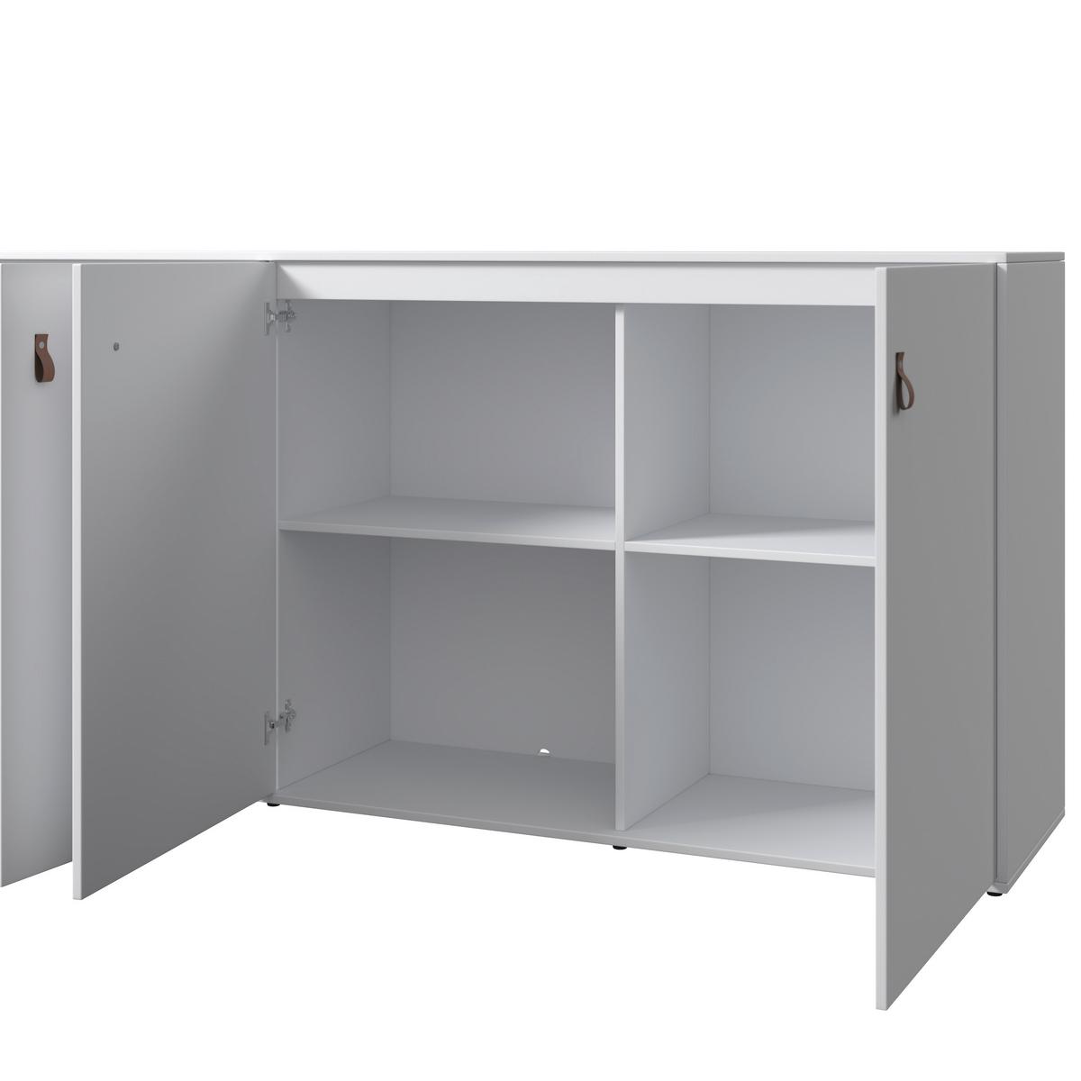 Komoda MICK - hnedá/čierna, Modern, plast (180/69,5/40cm) - Modern Living