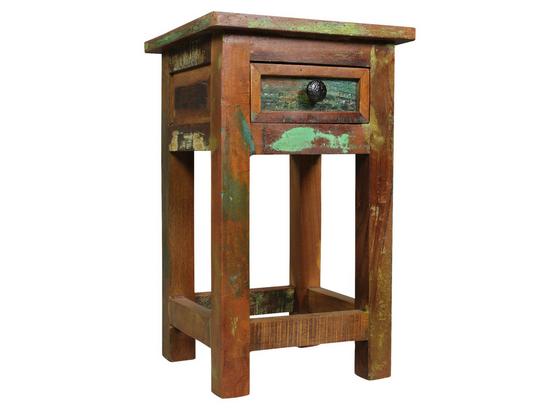 Beistelltisch Kalkutta L: ca. 30 cm - Braun, Design, Holz (30/30/50cm) - Carryhome Beistelltisch Kalkutta L: ca. 30 cm - Braun, Design, Holz (30/30/50cm) - Carryhome